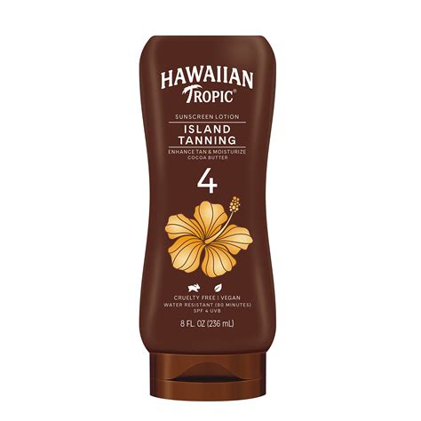 dark tanning lotion with sunscreen.